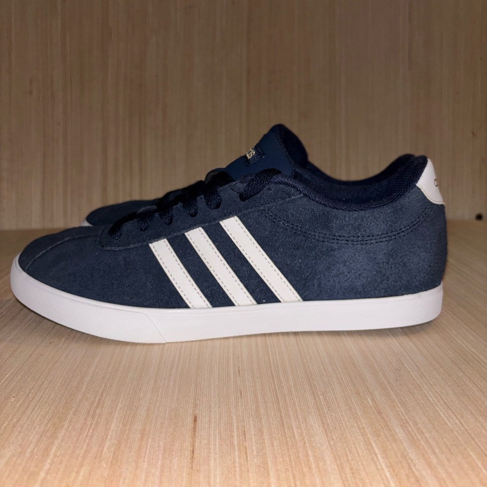Adidas NEO Suede Trainers Dark Blue Athletic Shoes